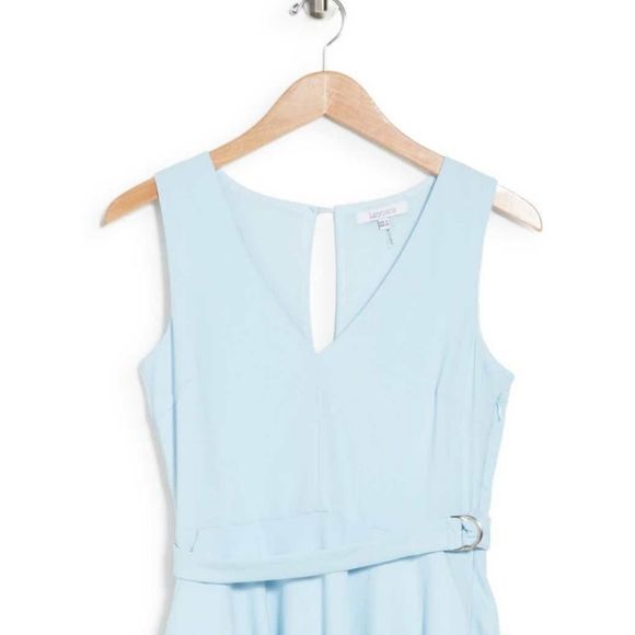 Lucy Paris Blue Sleeveless Fit-and-flare Dress Size Small US 4/6 - Picture 4 of 11